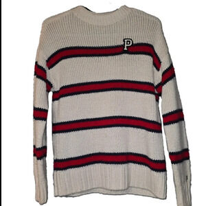 Victoria's Secret PINK Oversized Boyfriend Knit Pullover Sweater